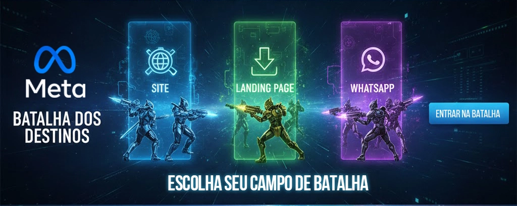 Batalha dos Destinos na Meta: Site, Landing Page ou WhatsApp?